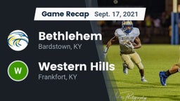 Recap: Bethlehem  vs. Western Hills  2021