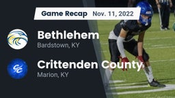 Recap: Bethlehem  vs. Crittenden County  2022