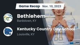 Recap: Bethlehem  vs. Kentucky Country Day School 2023
