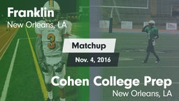 Matchup: Franklin vs. Cohen College Prep 2016