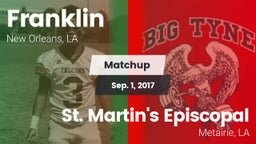 Matchup: Franklin vs. St. Martin's Episcopal  2017