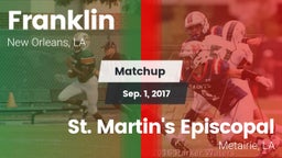 Matchup: Franklin vs. St. Martin's Episcopal  2017