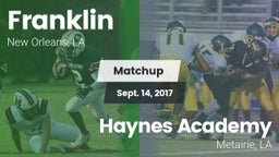 Matchup: Franklin vs. Haynes Academy  2017