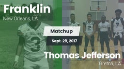 Matchup: Franklin vs. Thomas Jefferson  2017