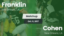 Matchup: Franklin vs. Cohen  2017