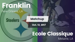 Matchup: Franklin vs. Ecole Classique  2017