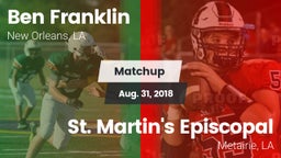 Matchup: Franklin vs. St. Martin's Episcopal  2018