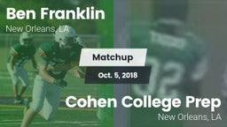 Matchup: Franklin vs. Cohen College Prep 2018