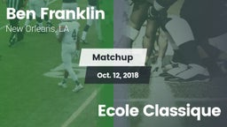Matchup: Franklin vs. Ecole Classique 2018