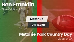 Matchup: Franklin vs. Metairie Park Country Day  2018
