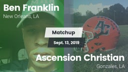 Matchup: Franklin vs. Ascension Christian  2019