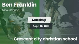 Matchup: Franklin vs. Crescent city christian school 2019