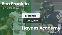 Matchup: Franklin vs. Haynes Academy  2020