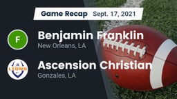 Recap: Benjamin Franklin  vs. Ascension Christian  2021