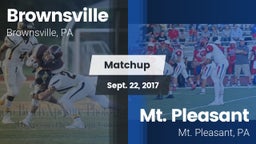 Matchup: Brownsville vs. Mt. Pleasant  2017