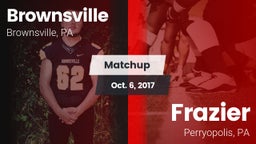 Matchup: Brownsville vs. Frazier  2017
