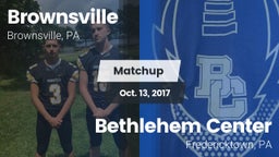 Matchup: Brownsville vs. Bethlehem Center  2017