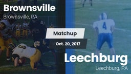 Matchup: Brownsville vs. Leechburg  2017