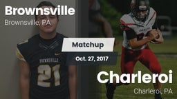 Matchup: Brownsville vs. Charleroi  2017