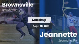 Matchup: Brownsville vs. Jeannette  2018