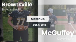 Matchup: Brownsville vs. McGuffey  2018