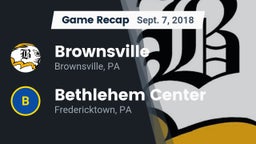 Recap: Brownsville  vs. Bethlehem Center  2018