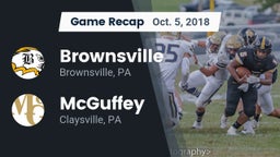 Recap: Brownsville  vs. McGuffey  2018