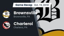 Recap: Brownsville  vs. Charleroi  2018