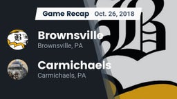 Recap: Brownsville  vs. Carmichaels  2018