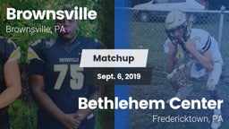 Matchup: Brownsville vs. Bethlehem Center  2019