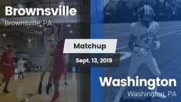 Matchup: Brownsville vs. Washington  2019
