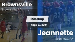 Matchup: Brownsville vs. Jeannette  2019