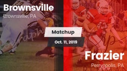 Matchup: Brownsville vs. Frazier  2019