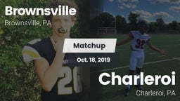 Matchup: Brownsville vs. Charleroi  2019