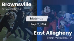 Matchup: Brownsville vs. East Allegheny  2020