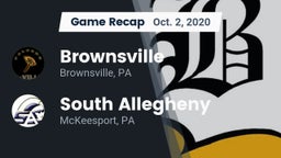 Recap: Brownsville  vs. South Allegheny  2020
