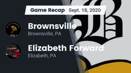 Recap: Brownsville  vs. Elizabeth Forward  2020