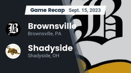 Recap: Brownsville  vs. Shadyside  2023