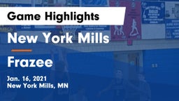 New York Mills  vs Frazee  Game Highlights - Jan. 16, 2021