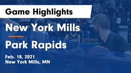 New York Mills  vs Park Rapids  Game Highlights - Feb. 18, 2021