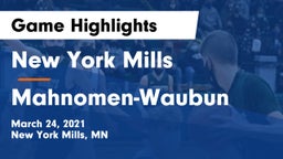 New York Mills  vs Mahnomen-Waubun  Game Highlights - March 24, 2021