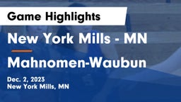 New York Mills  - MN vs Mahnomen-Waubun  Game Highlights - Dec. 2, 2023