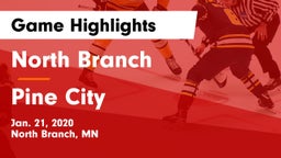 North Branch  vs Pine City  Game Highlights - Jan. 21, 2020