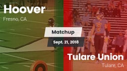 Matchup: Hoover vs. Tulare Union  2018