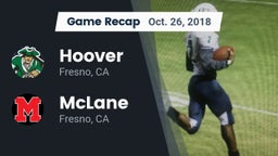 Recap: Hoover  vs. McLane  2018