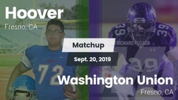 Matchup: Hoover vs. Washington Union  2019