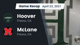 Recap: Hoover  vs. McLane  2021