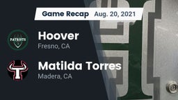 Recap: Hoover  vs. Matilda Torres  2021