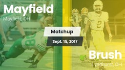 Matchup: Mayfield vs. Brush  2017