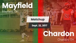 Matchup: Mayfield vs. Chardon  2017
